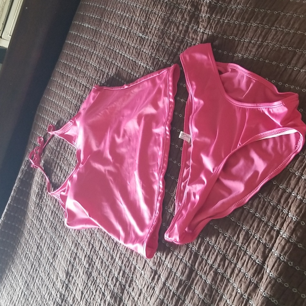 Pink Tankini 2 piece swimsuit